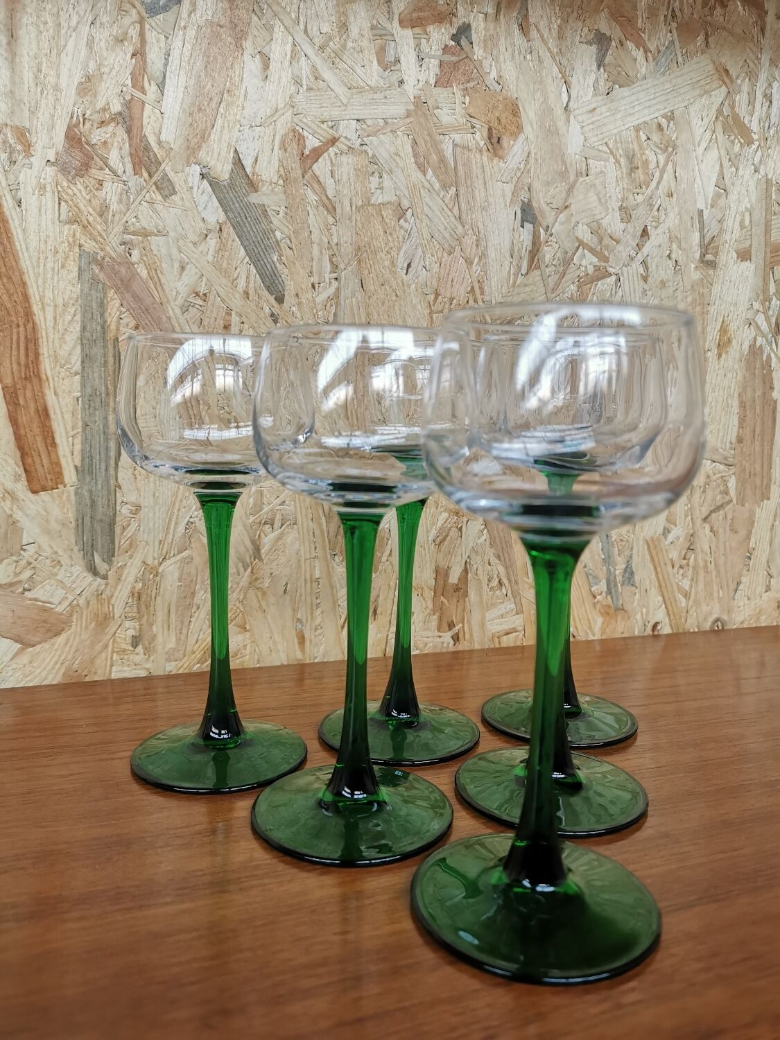 Service de 6 verres à vin d'Alsace