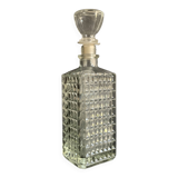 Carafe à whisky pointe de diamant, années 60