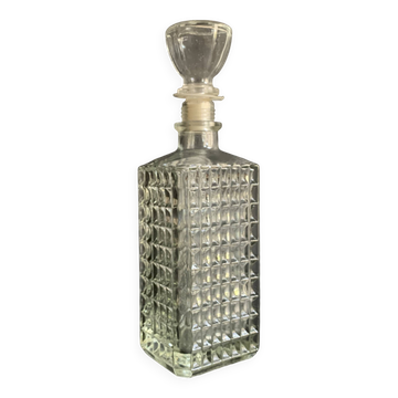 Carafe à whisky pointe de diamant, années 60