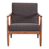 Fauteuil en chêne par Ejvind Johansson pour FDB Mobler, la chaise J65.