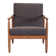 Fauteuil en chêne par Ejvind Johansson pour FDB Mobler, la chaise J65.