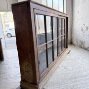 XXL industrial sideboard with glass doors