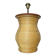 Rattan, leather, rope, and wood lamp in the style of Gabriella Crespi 60-70.