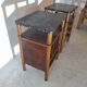 Pair of sofa ends bedside art-deco