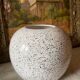 Large speckled ball vase 1980
