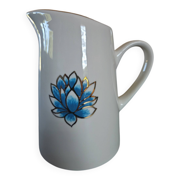 Pichet crémier en porcelaine de Limoges ''Lotus'' – Maison Manoï