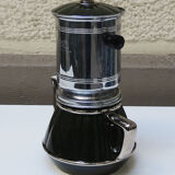 Old coffee maker sultana in green porcelain