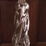 Lamp foot in twisted Sèvres crystal 1960