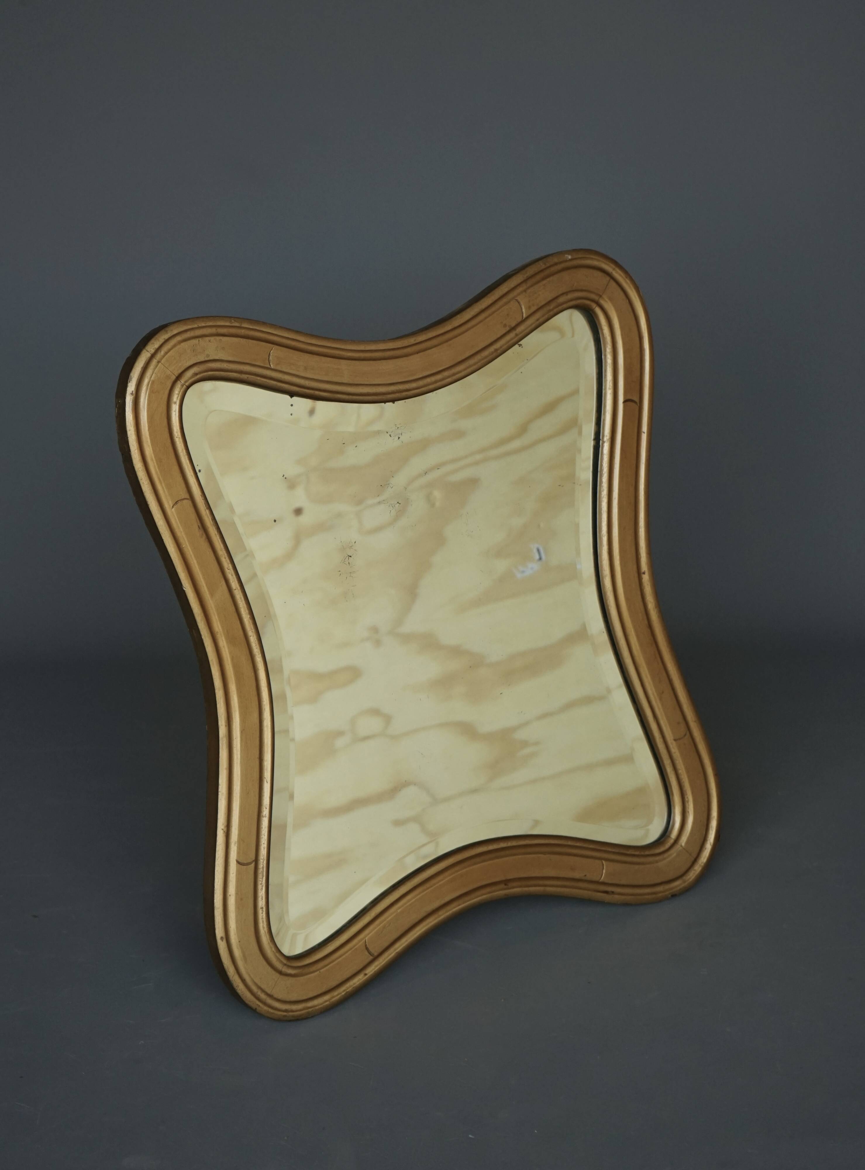 Art Deco Biomorphic Organic Mirror, 1920s