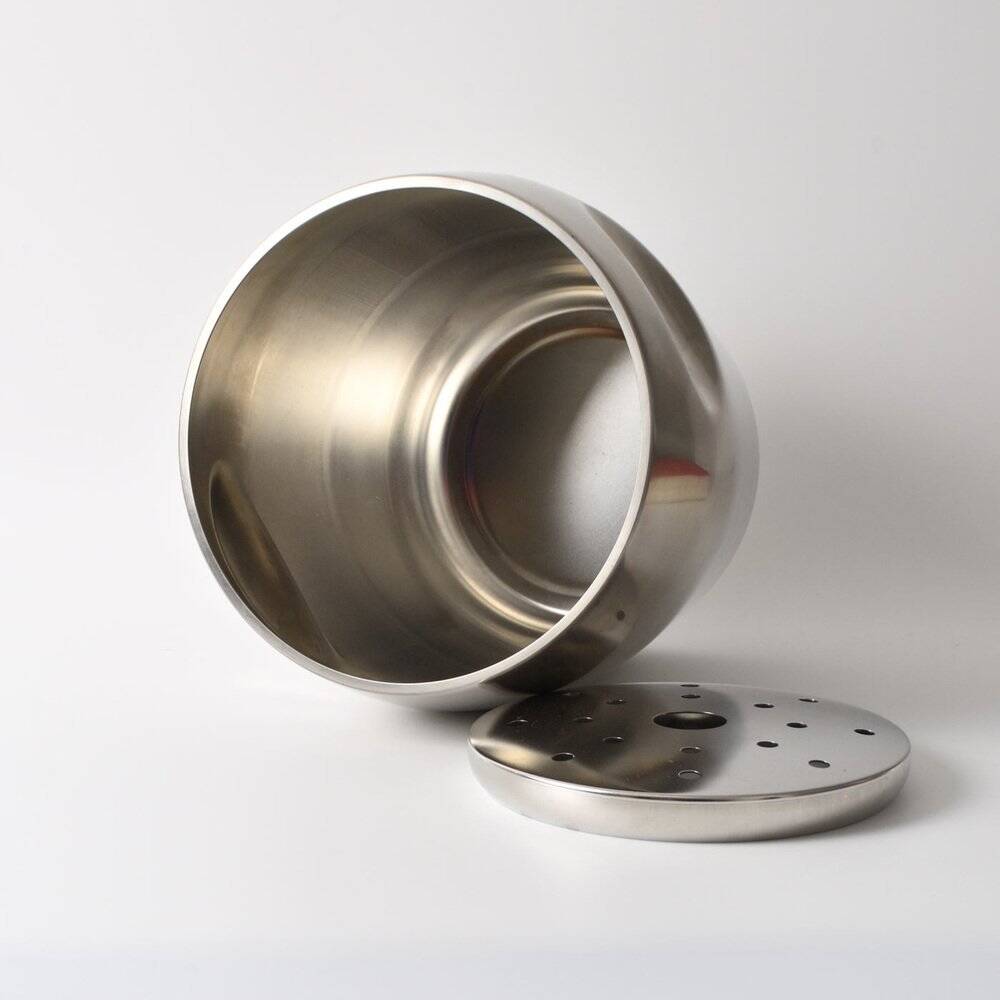 Buckets for cooling champagne and wine Alessi Alfra model 872 by Luigi Massoni and Carlo Mazerri