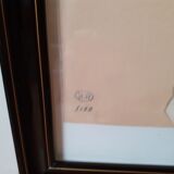 Die-cutting on vellum with antique frame