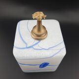 Kosta boda bertil vallinen glass oil lamp 1980s
