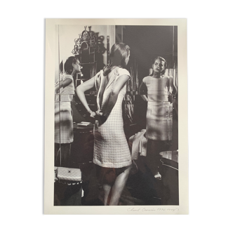 Vintage photo Karl Lagerfeld for Chanel Cruise collection