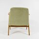 Vintage original armchair , 1960s, restored, upholstered, herringbone fabric