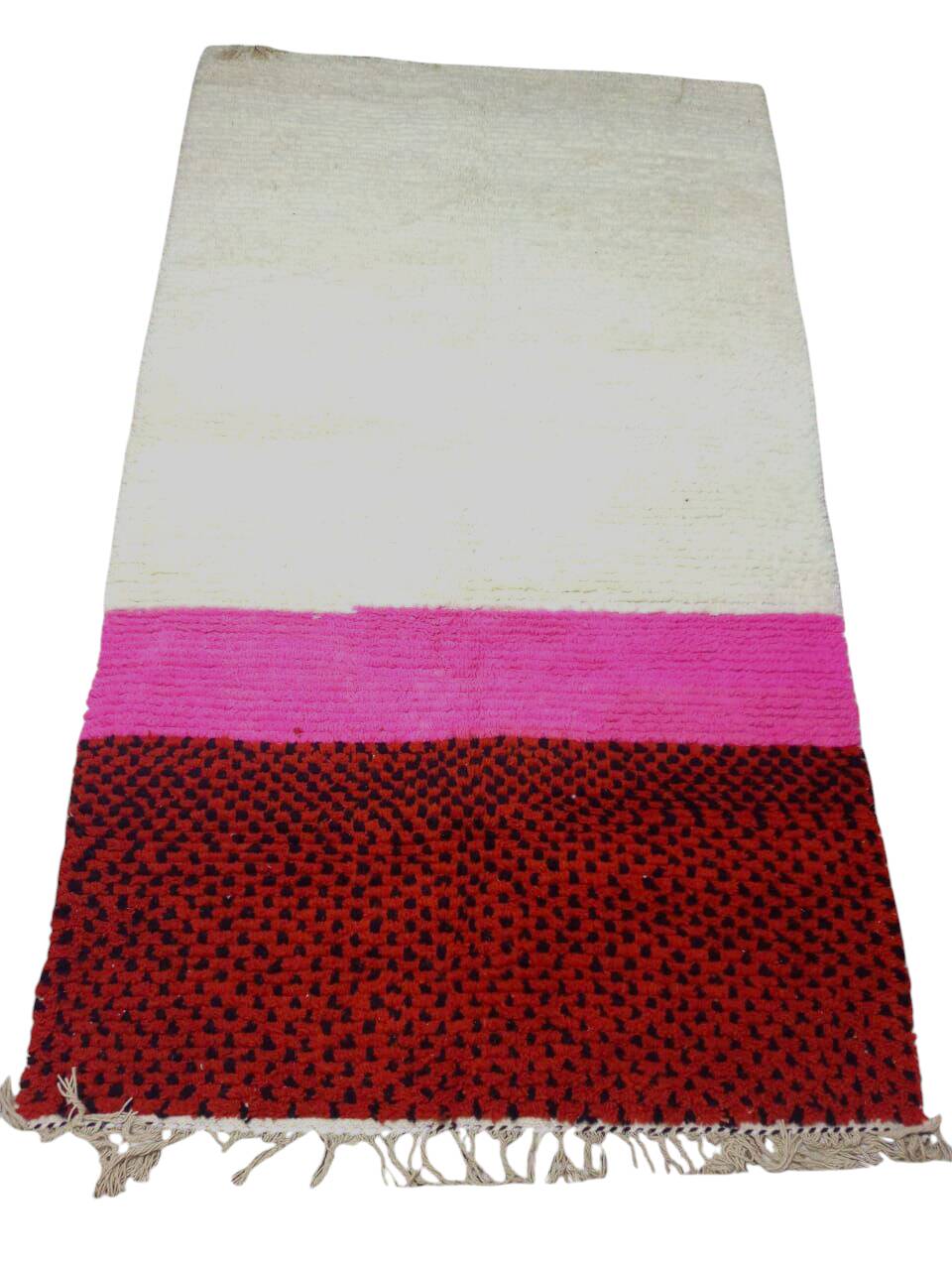 Traditional handmade beni ouarin rug size 150 x 250