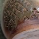 Glazed stoneware pitcher signed JM – Jean-Marie Delahaye – Relief decoration