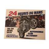 Original poster Prévost 24 Hours of Le Mans Moto 1979
