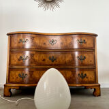 Old Ridged Glass Egg Lamp Design Vetri Murano vintage egg