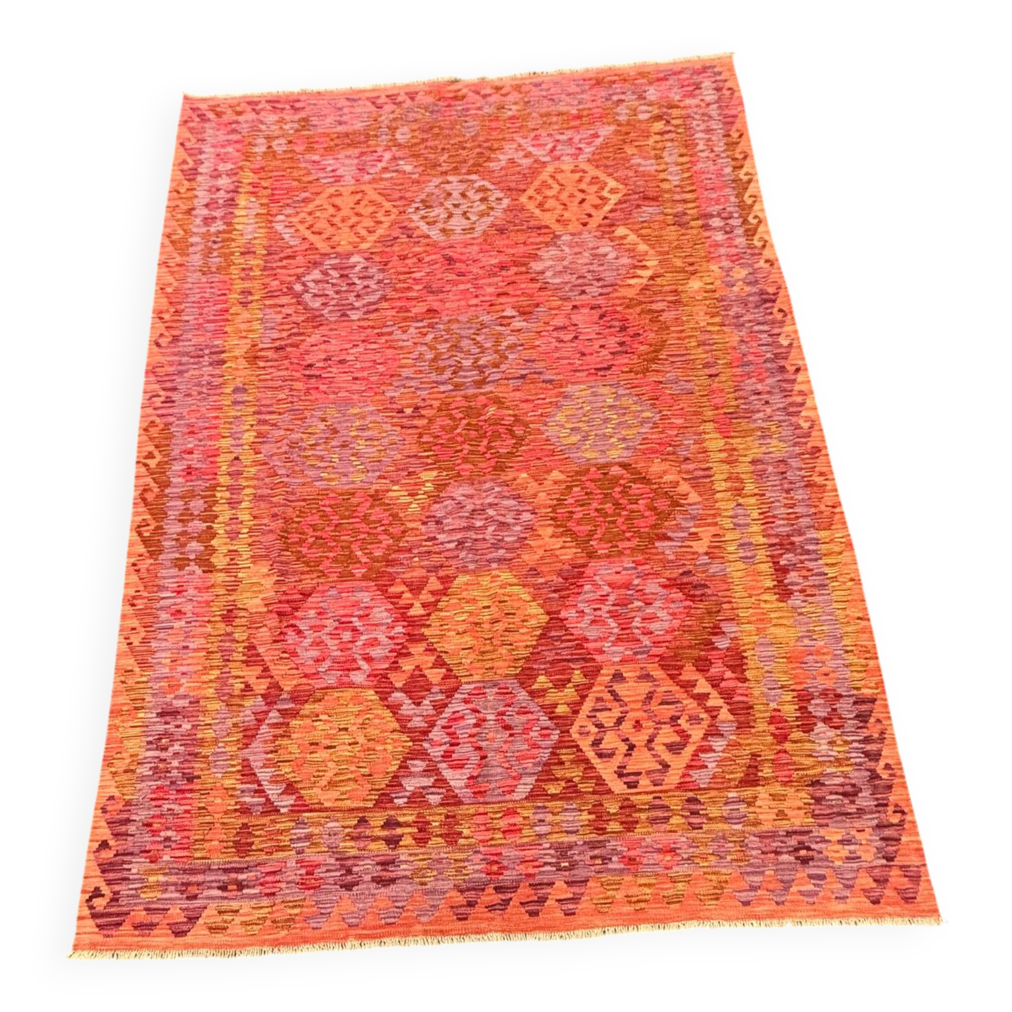 Traditional, modern and contemporary wool rug.