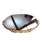 Art Deco oval mirror