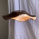Average suspension flat wavy leaf in teak flower stripes D:40