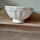 Ceramic bowl with pink flower décor