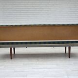 1970s, Danish daybed, furniture wool, solid teak wood, original condition.