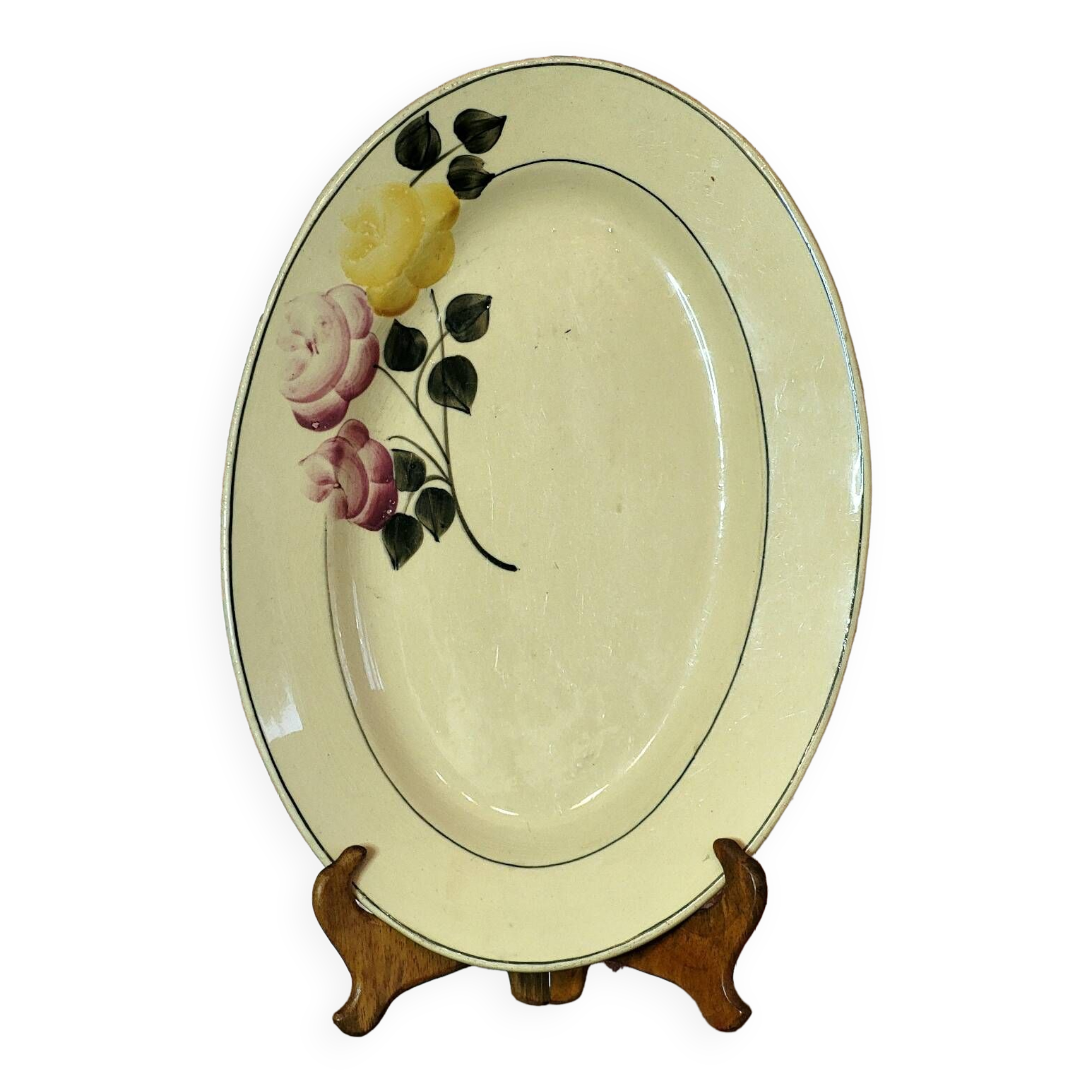 Oval plate dish
