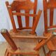 4 chaises brutalistes néerlandaises, vers 1950-60