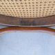 THONET footstool, footstool no. 3 from around 1900, in original condition.
