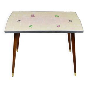table d'appoint en mosaïque,