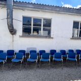 Série de 40 chaises de G. Piretti pour Castelli Anonima Castelli, Italie, années 1970