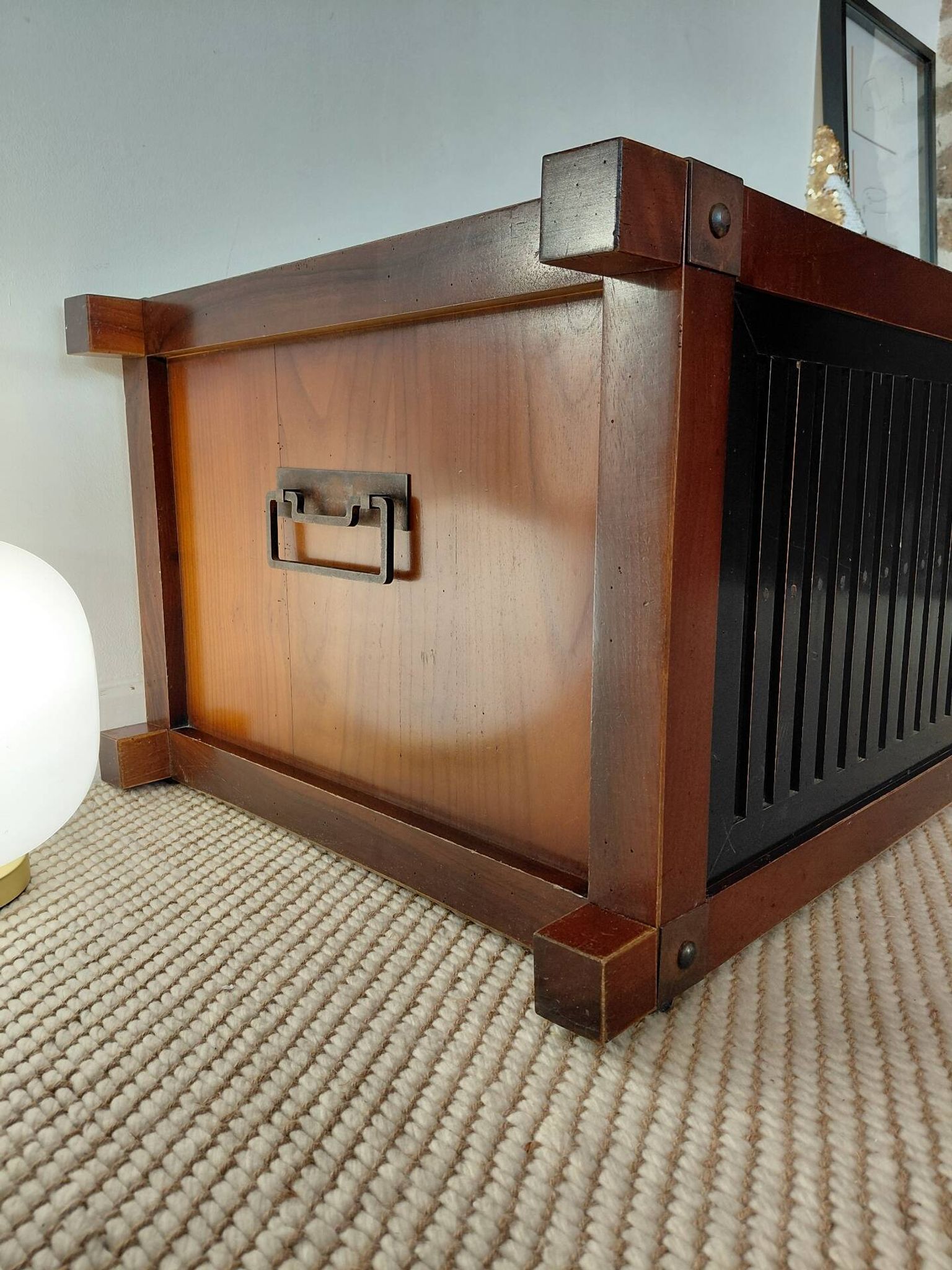 Meuble TV / Coffre Bas Roche Bobois – Style Japandi