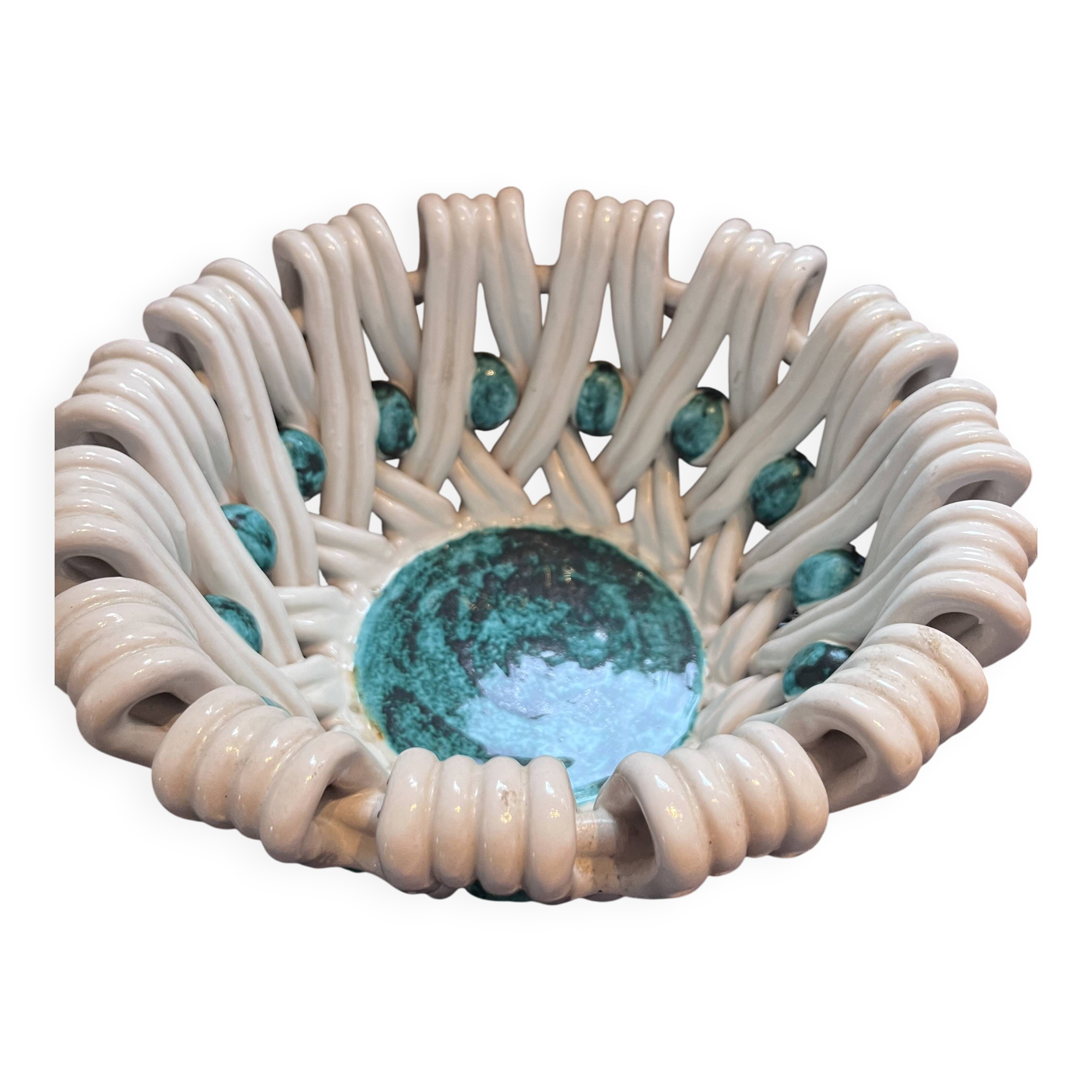 Ceramic basket Saint Radegonde