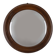 ROUND VINTAGE WOODEN WALL MIRROR FROM THE 1960S, ITALIAN DESIGN  CONDITION: