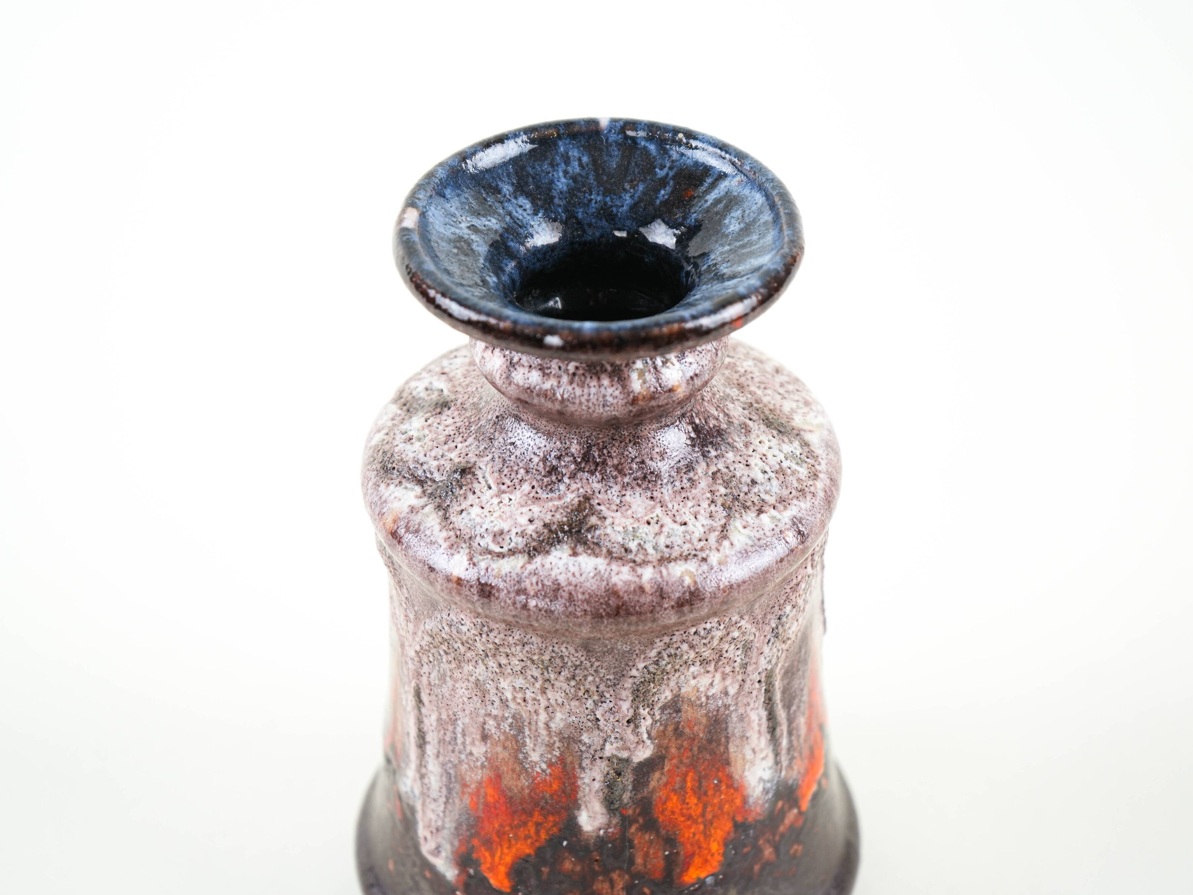 Ceramic vase, German design, 1960s, manufactured by Strehla