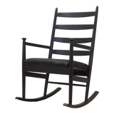 Rocking-chair en hêtre, design danois, années 1970, production: Danemark