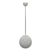 Suspension en verre opalin des années 1940
