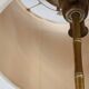 Mid-Century Italian Solid Brass Faux Bamboo Floor Lamp, 1960s