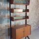 Ergo teak shelving unit, Scandinavian vintage 1960s