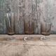 Vintage French champagne glass from Luminarc, in smoked grey