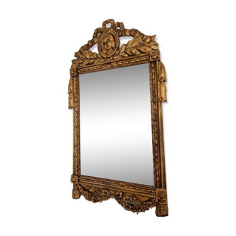 Antique gilded mirror