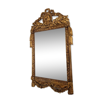 Antique gilded mirror