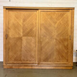 Vintage wardrobe sliding oaks