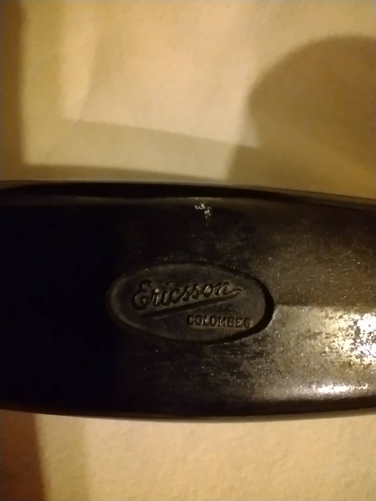 Old Vintage Wall Telephone U43 black with ptt dial