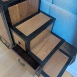 Japanese stair furniture "Kaidan Tansu" – 3 modules – Double-sided