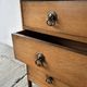 1940s vintage small Georgian style oak chest of drawers