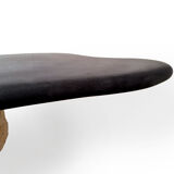 Black basalt coffee table