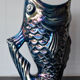 Blue lustre porcelain fish jug