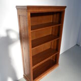 Vintage oak open bookcase